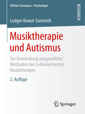 cover image of Musiktherapie und Autismus